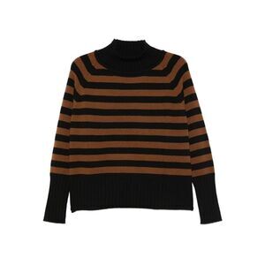 Beyou Women Striped Cashmere Sweater